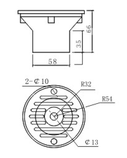 Adjustable Floor Inlet-cycolac