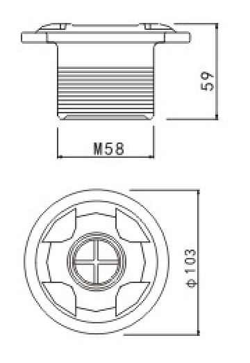 Adjustable Wall inlet